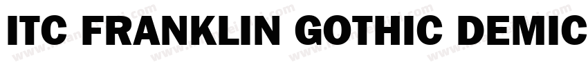 ITC FRANKLIN GOTHIC DEMICD字体转换